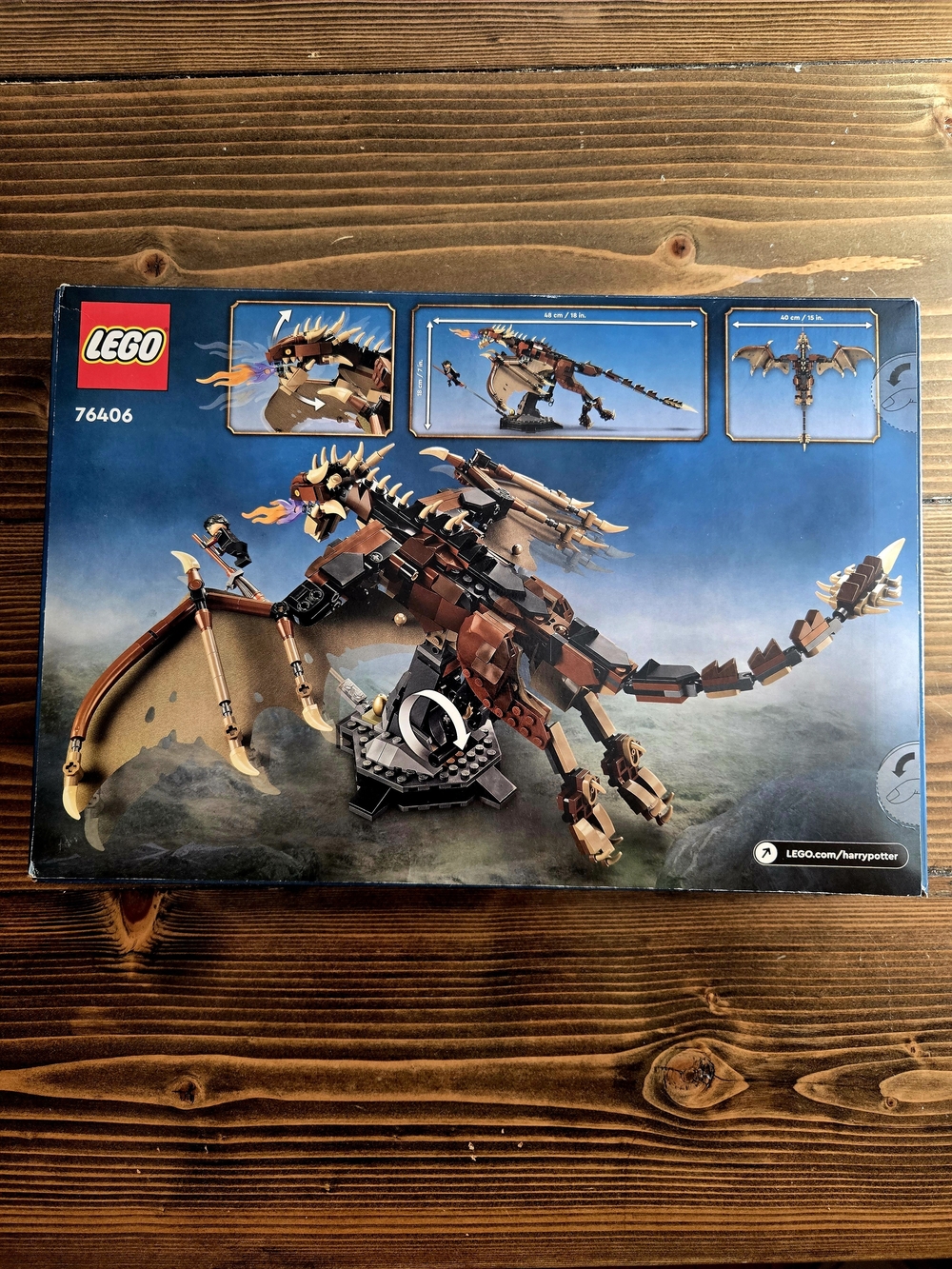 LEGO Harry Potter Hungarian Horntail Dragon Set - Brown - Picture 2 of 7